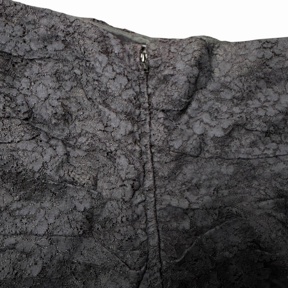 VTG Luna Womens 10 Black Lace Bustier Top 90s Goth Whimsigoth Coquette Strapless - Picture 6 of 10